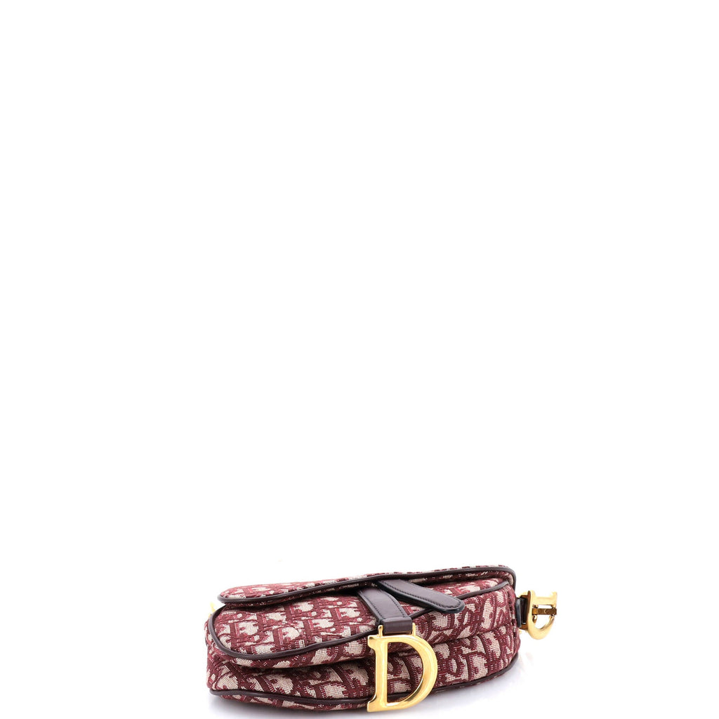 Saddle Handbag Oblique Canvas Mini