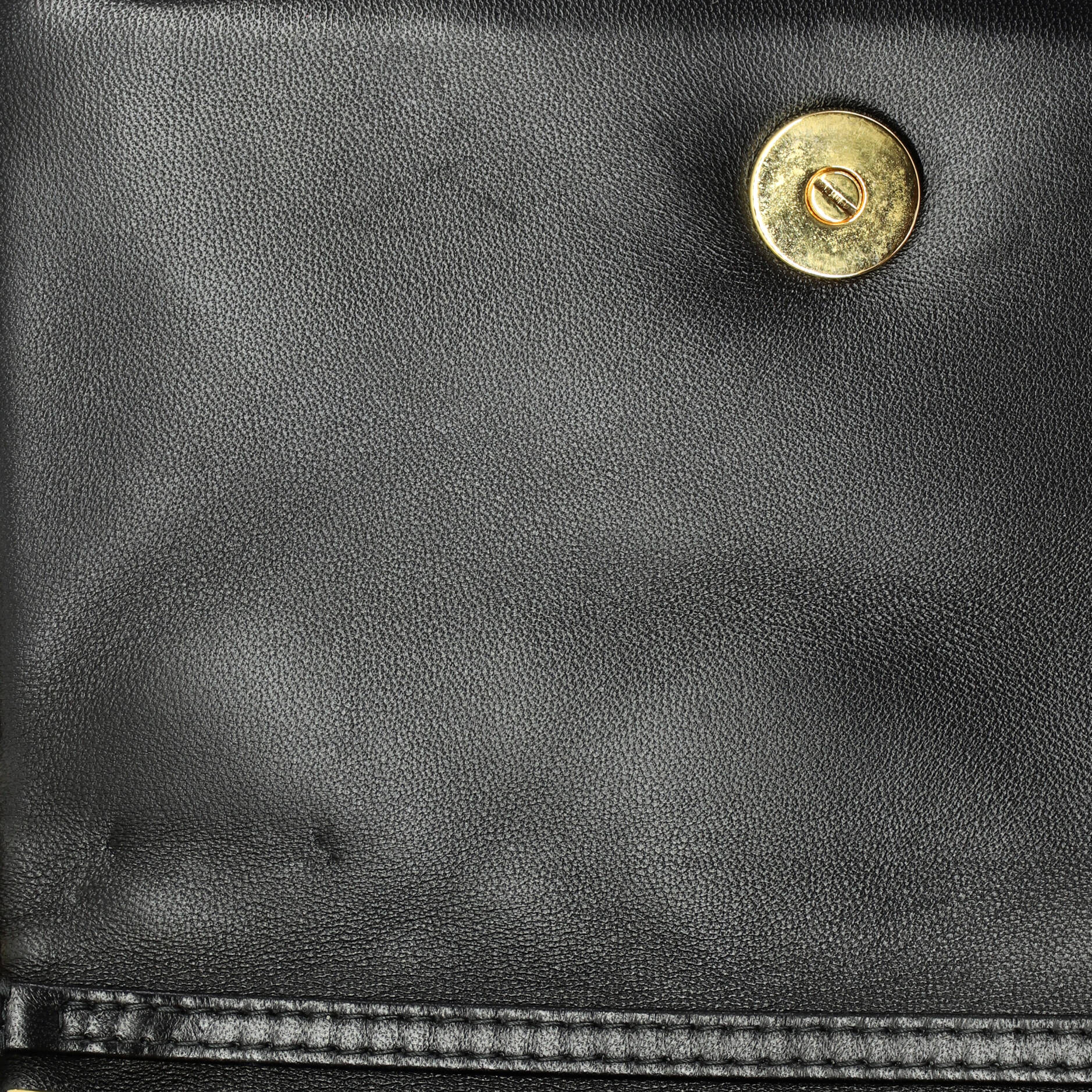 Caro Flap Pouch with Chain Macrocannage Quilt Calfskin Mini