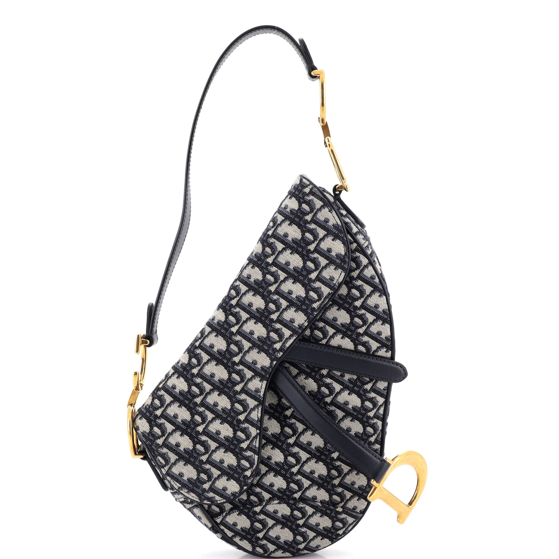 Saddle Handbag Oblique Canvas Medium