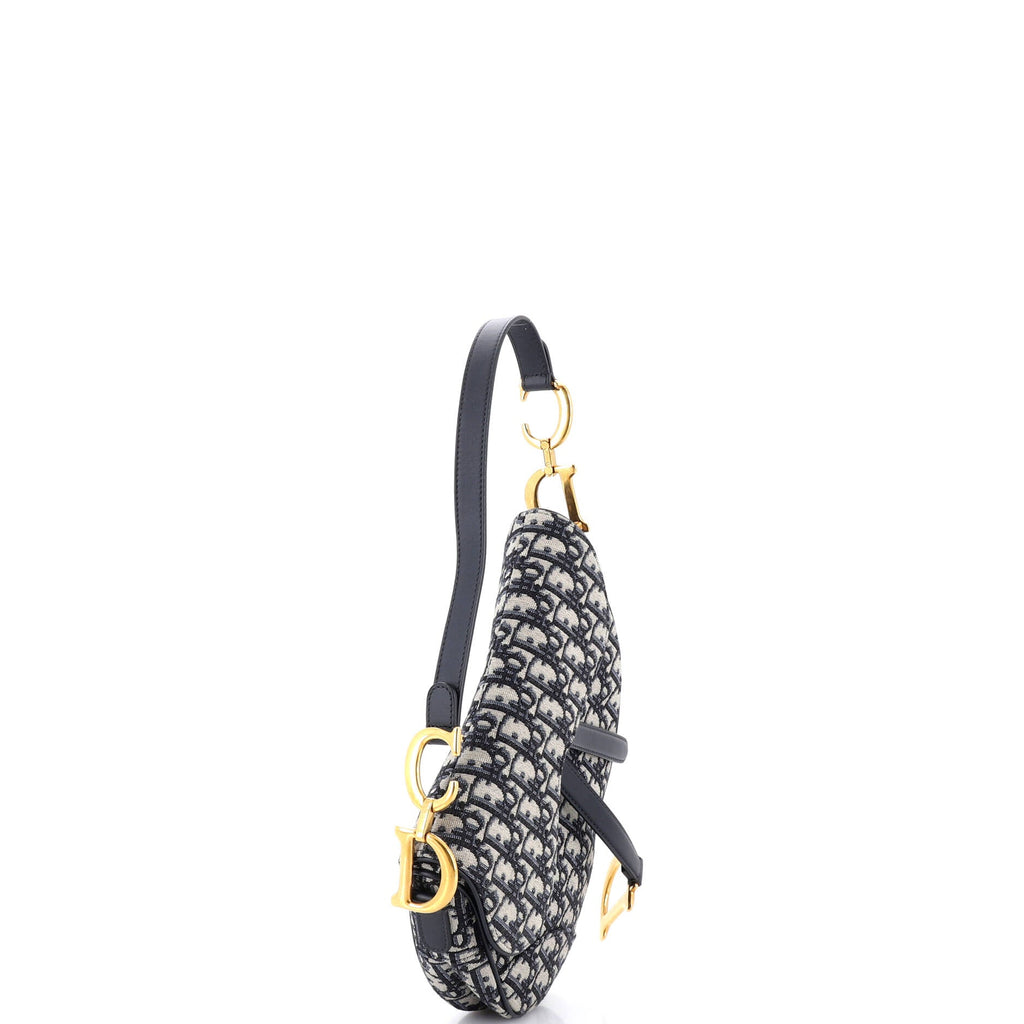 Saddle Handbag Oblique Canvas Medium