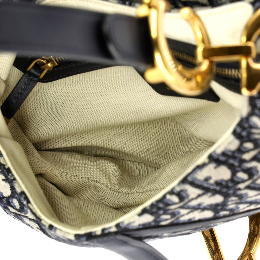 Saddle Handbag Oblique Canvas Medium