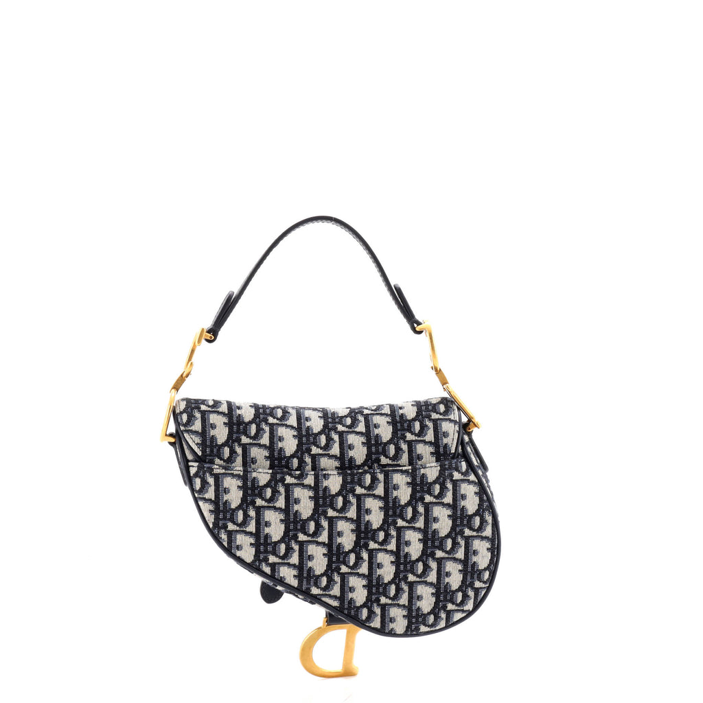 Saddle Handbag Oblique Canvas Mini