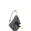 Saddle Handbag Oblique Canvas Mini