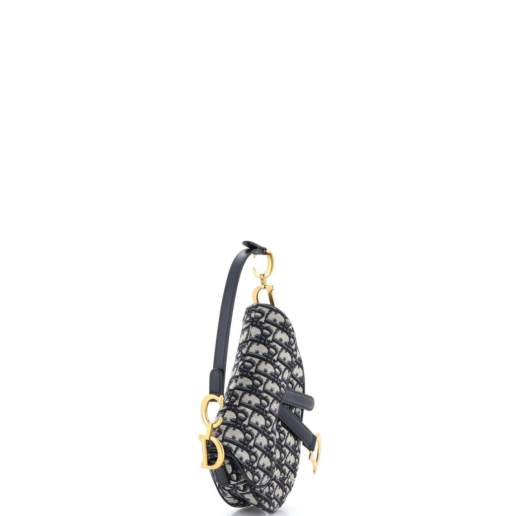 Saddle Handbag Oblique Canvas Mini