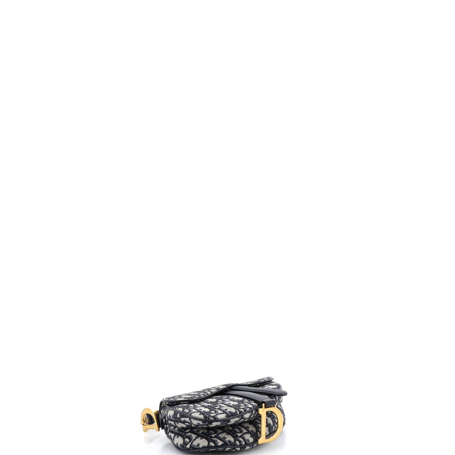 Saddle Handbag Oblique Canvas Mini
