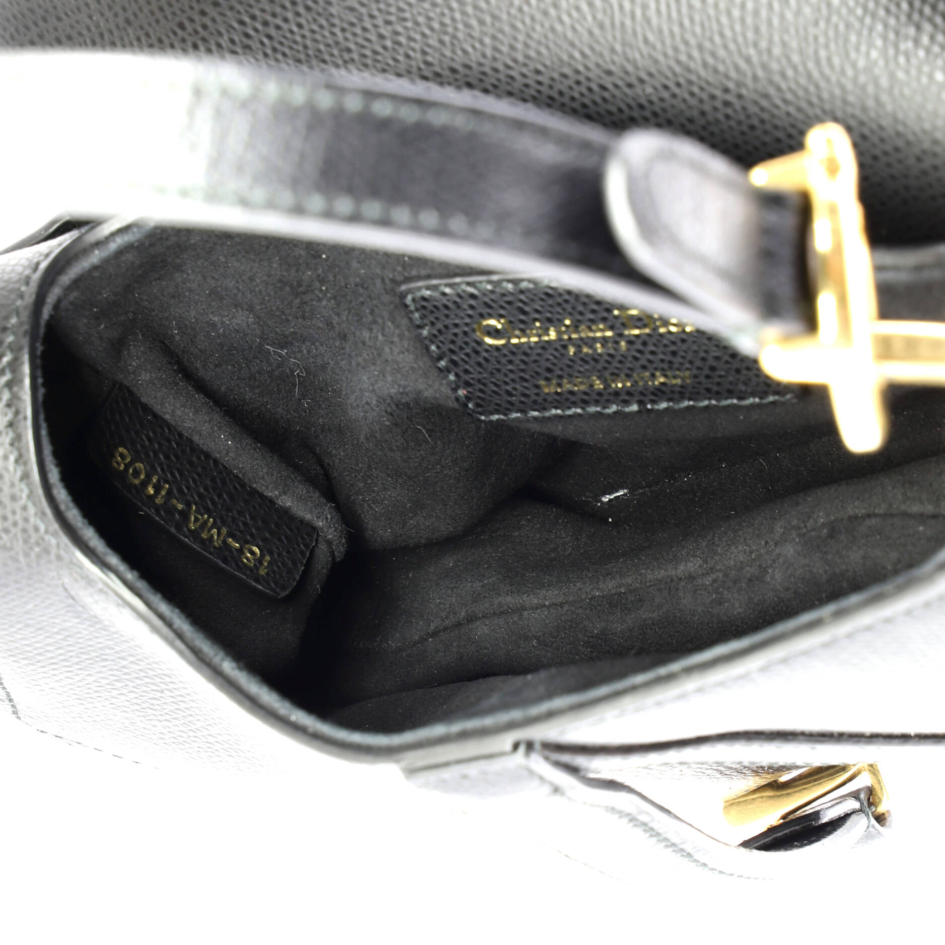 Saddle Handbag Leather Mini