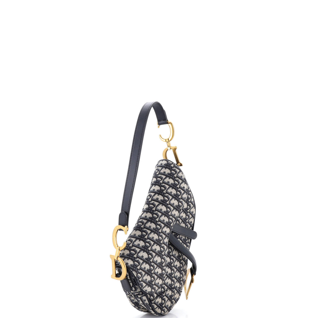 Saddle Handbag Oblique Canvas Medium