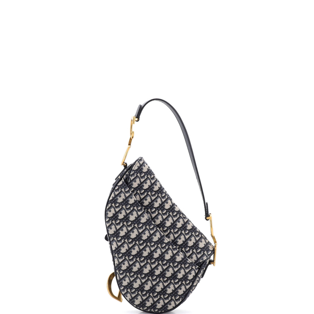 Saddle Handbag Oblique Canvas Medium