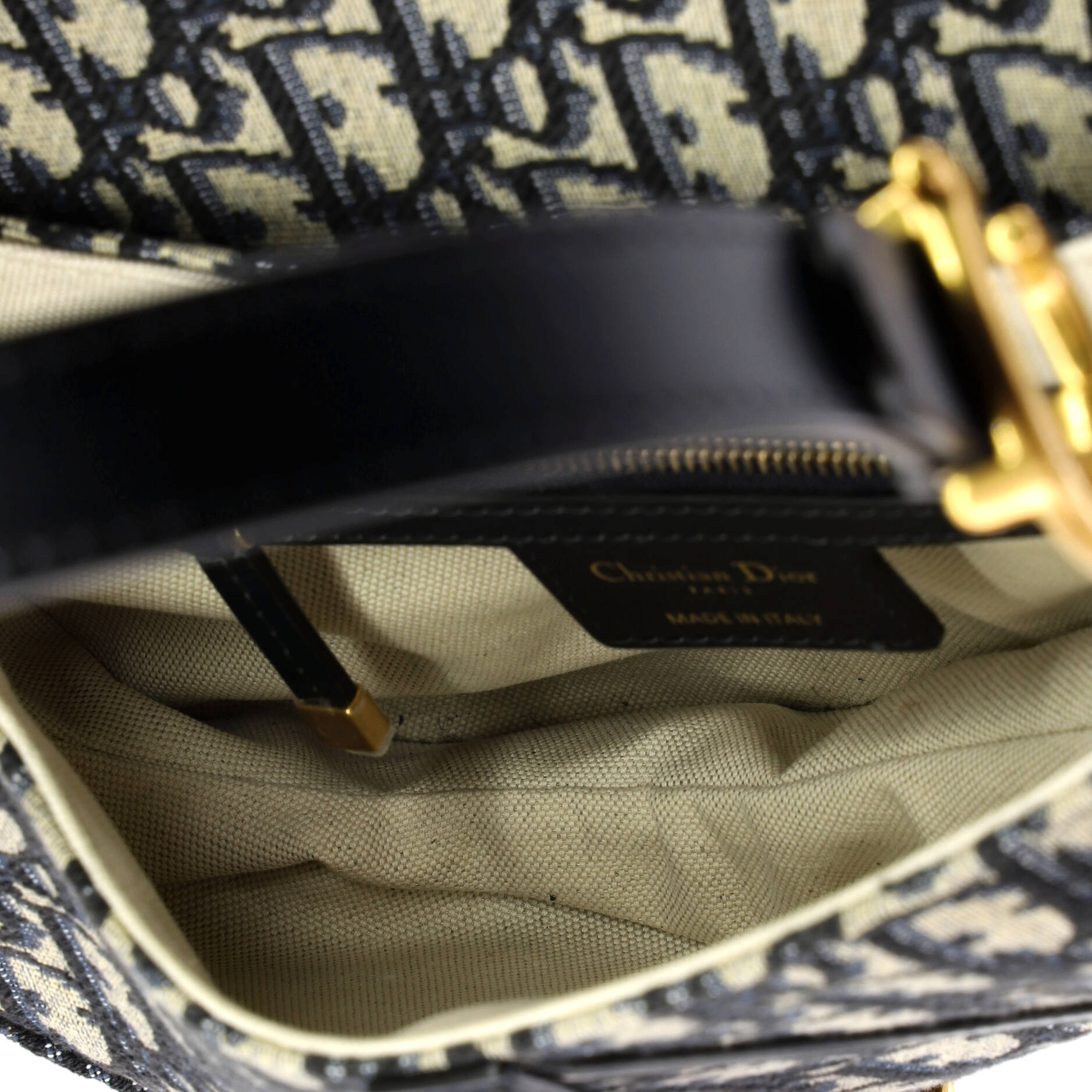 Saddle Handbag Oblique Canvas Medium