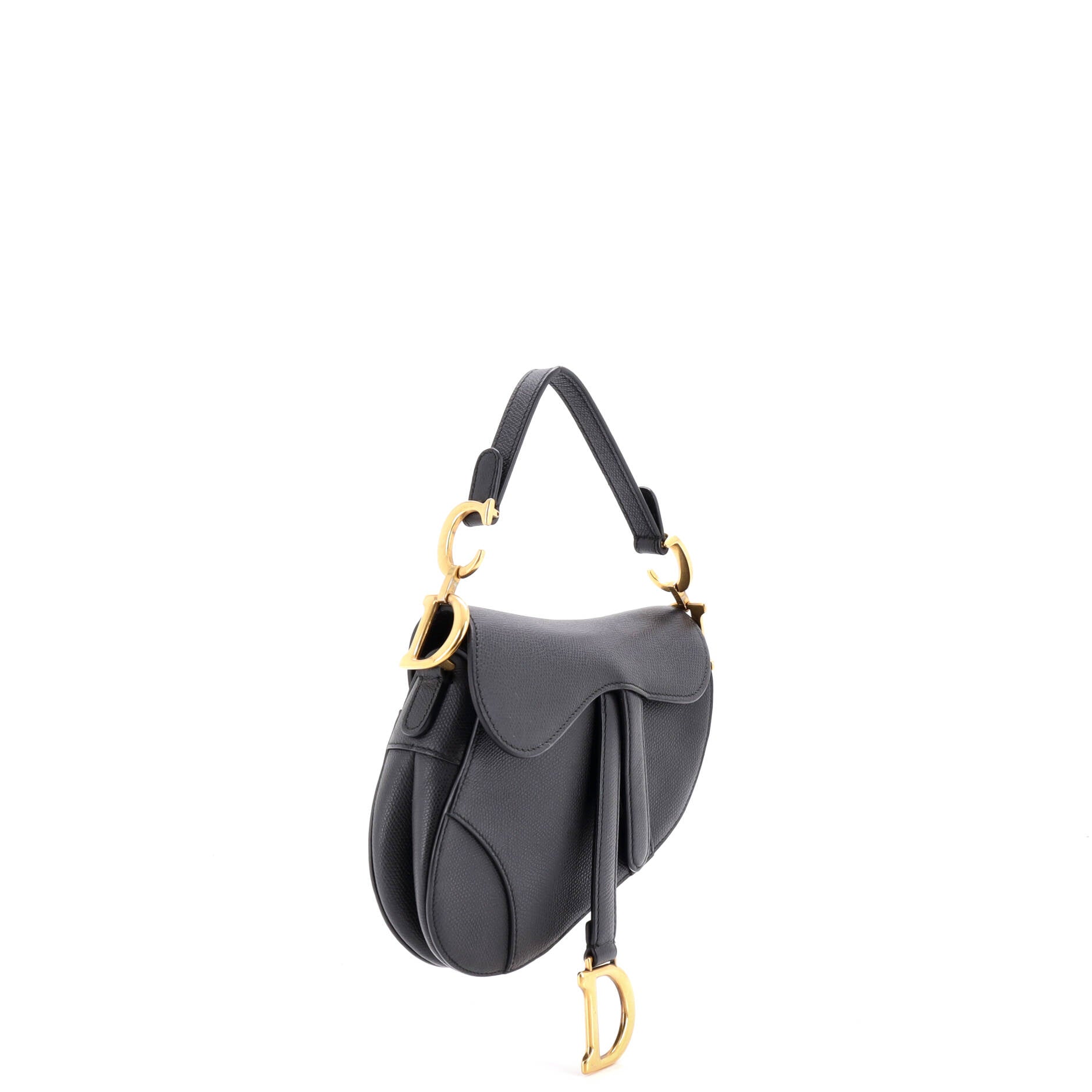 Saddle Handbag Leather Mini