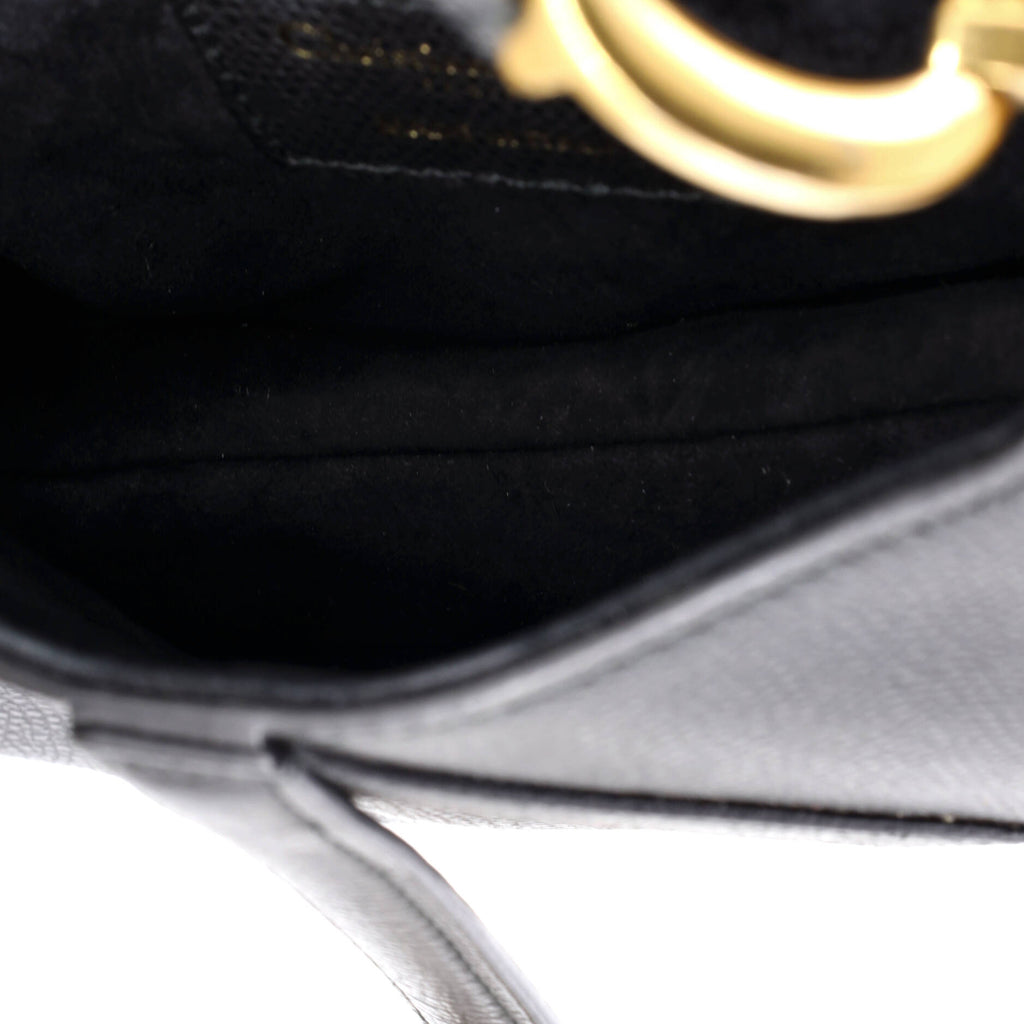 Saddle Handbag Leather Mini