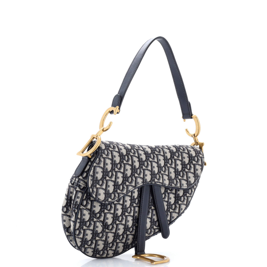 Saddle Handbag Oblique Canvas Medium