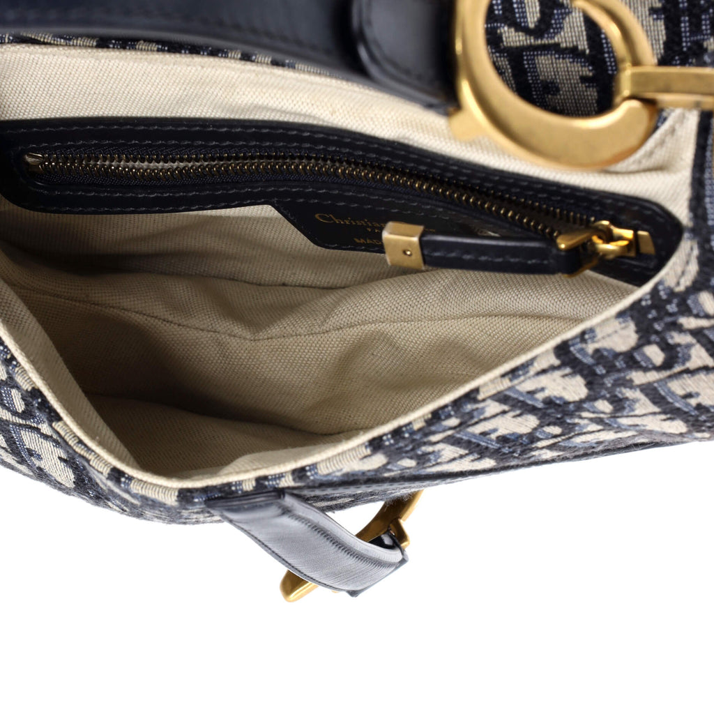 Saddle Handbag Oblique Canvas Medium