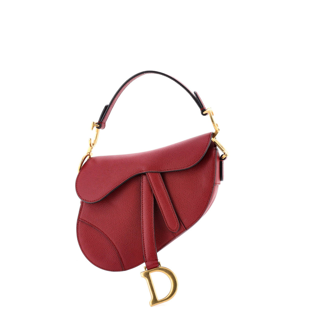 Saddle Handbag Leather Mini