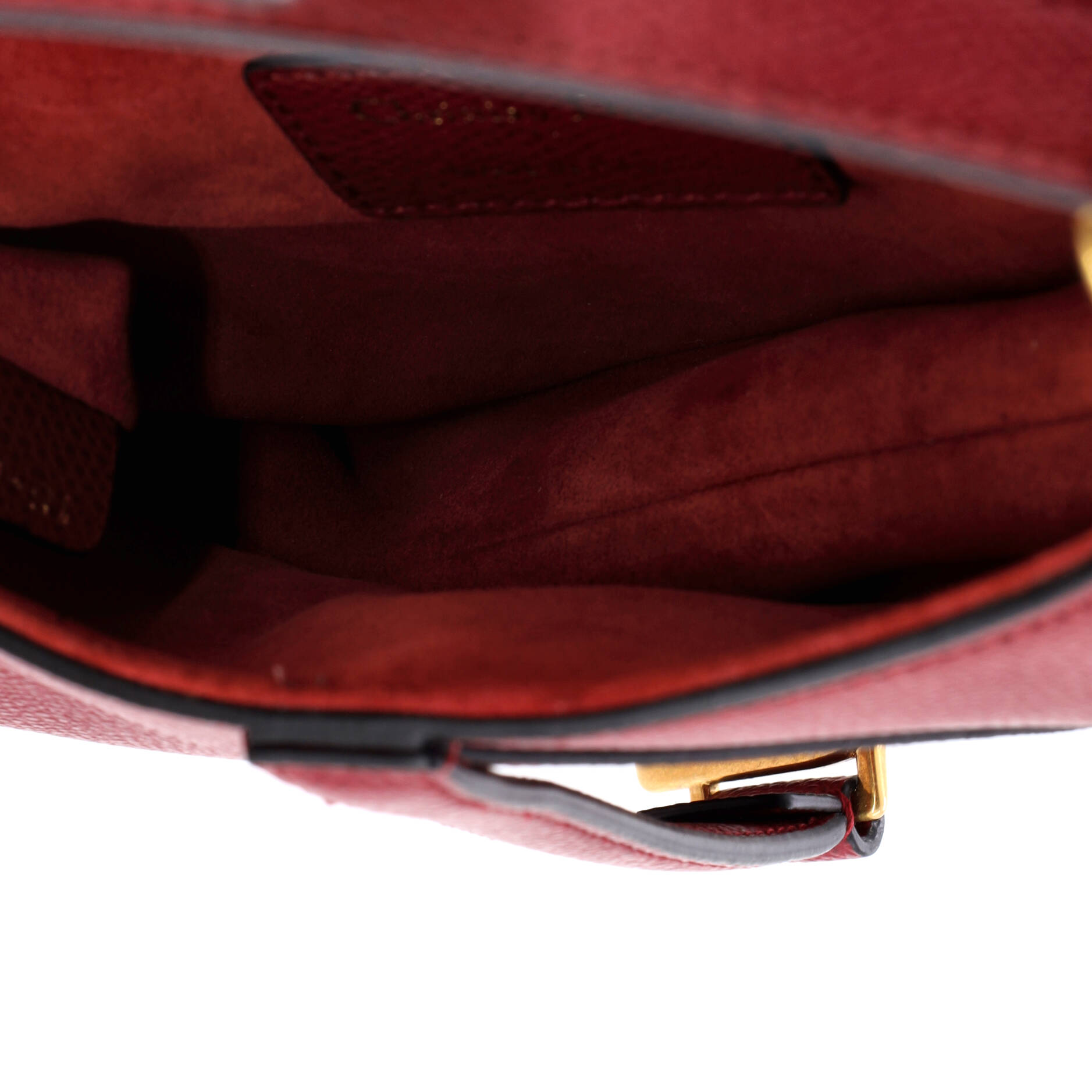 Saddle Handbag Leather Mini