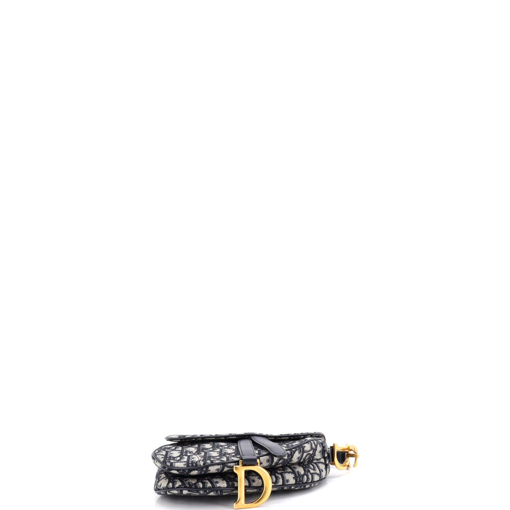Saddle Handbag Oblique Canvas Mini