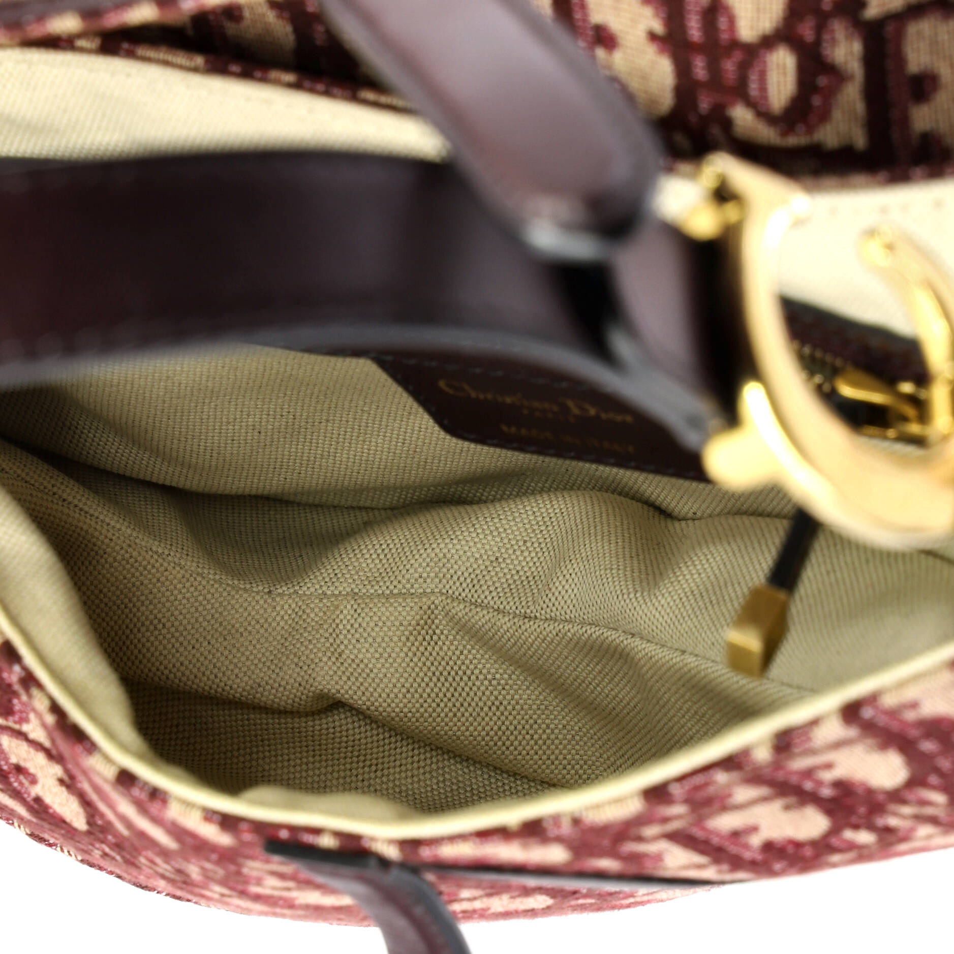 Saddle Handbag Oblique Canvas Medium