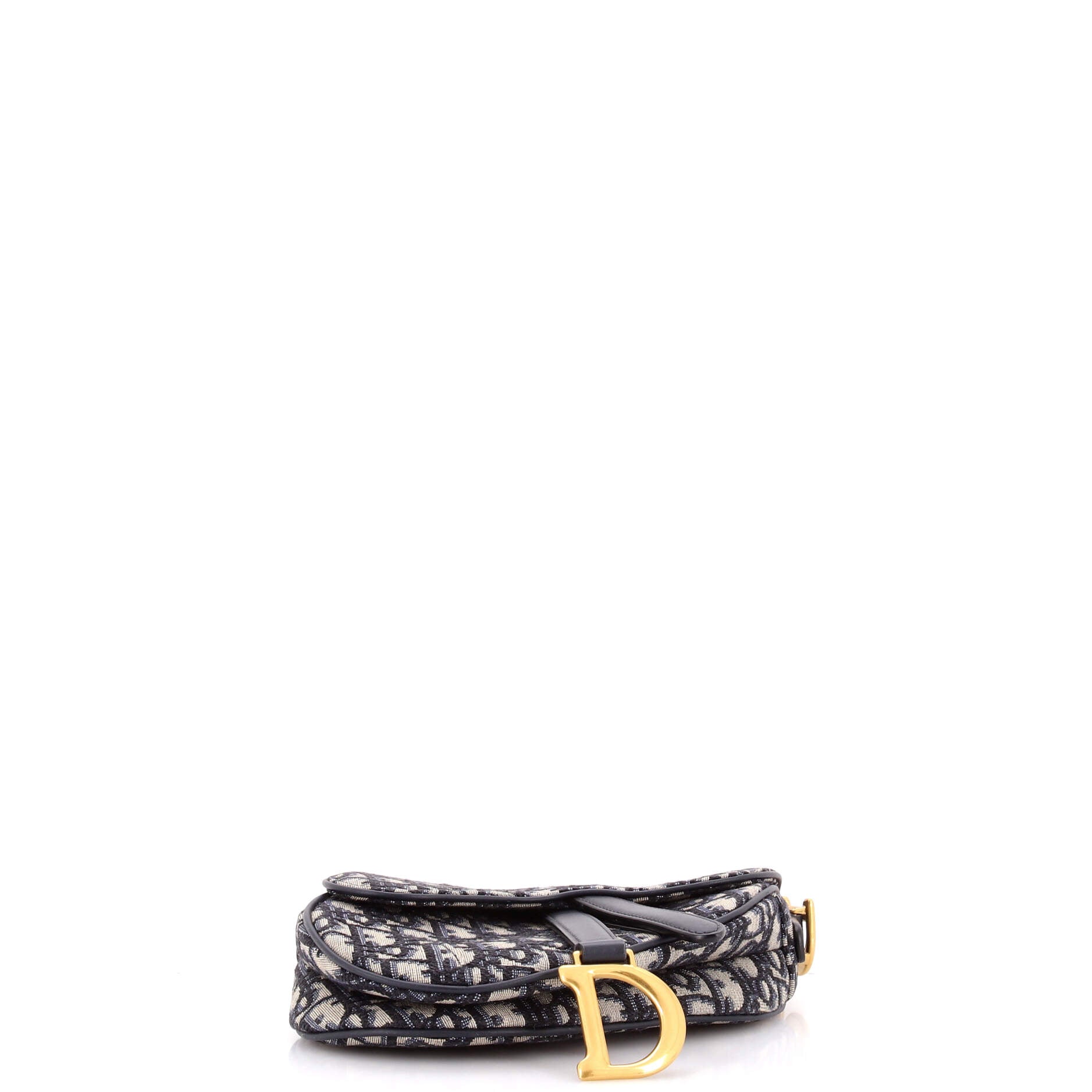 Saddle Handbag Oblique Canvas Mini