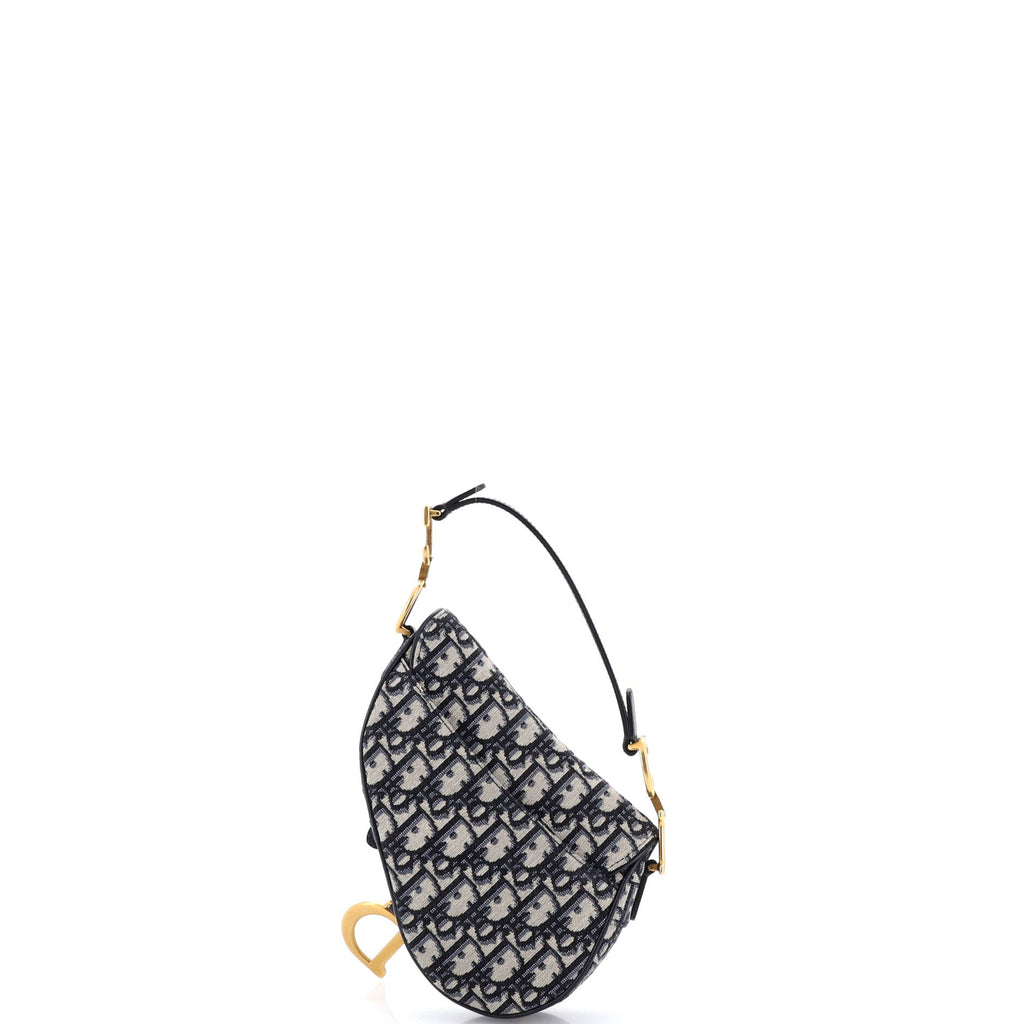 Saddle Handbag Oblique Canvas Mini