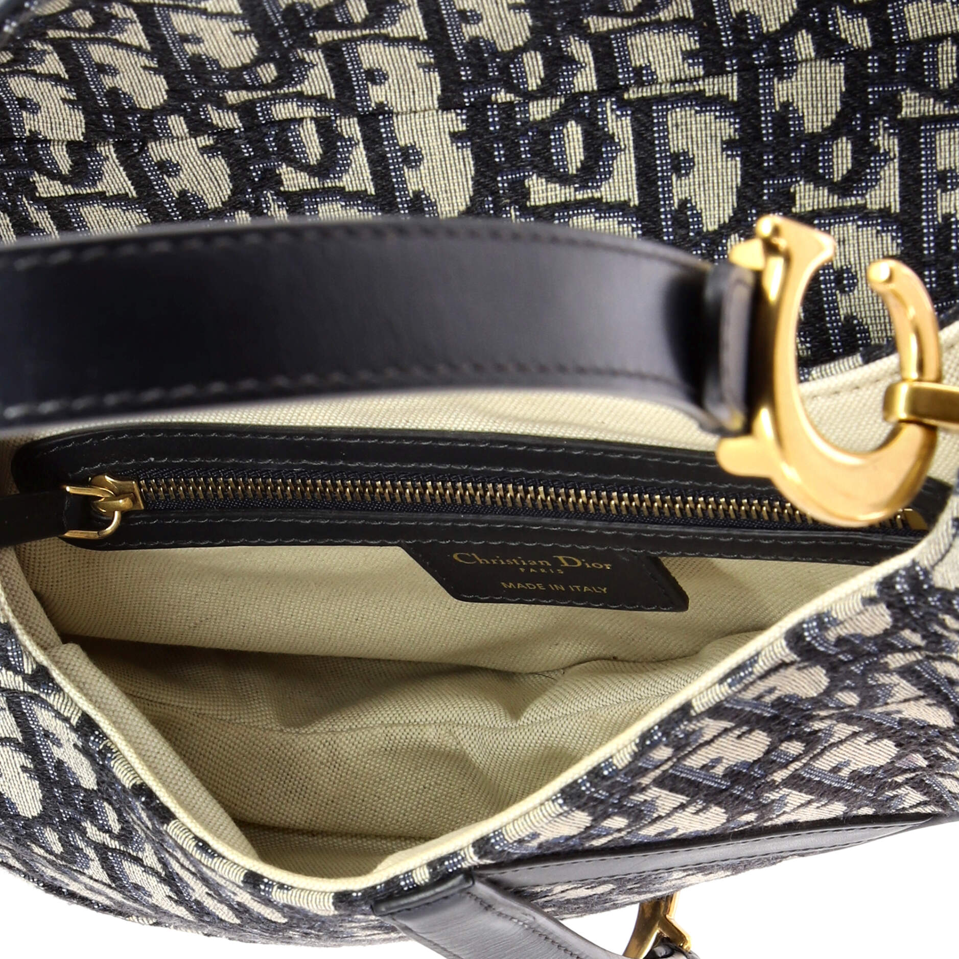 Saddle Handbag Oblique Canvas Medium