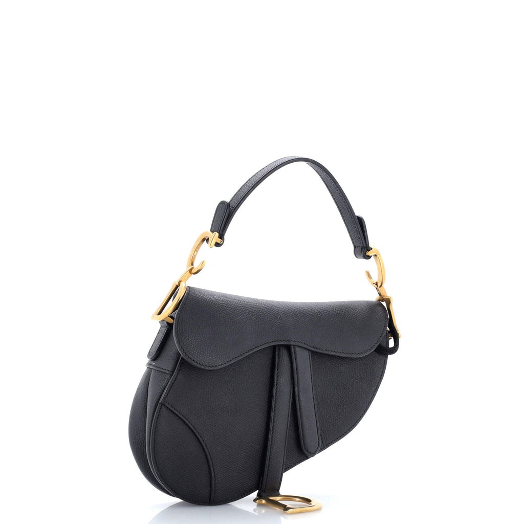 Saddle Handbag Leather Mini