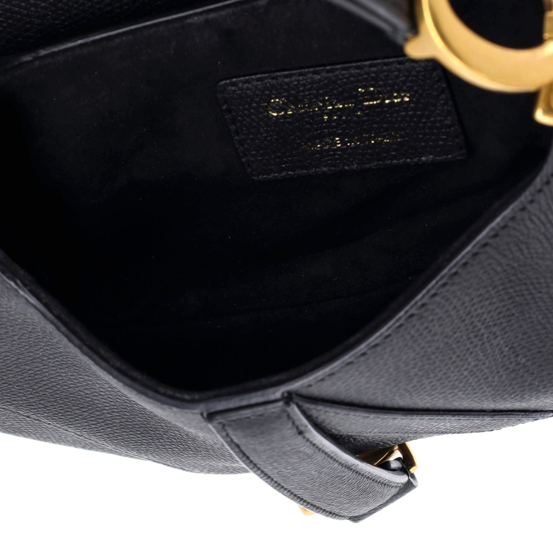 Saddle Handbag Leather Mini