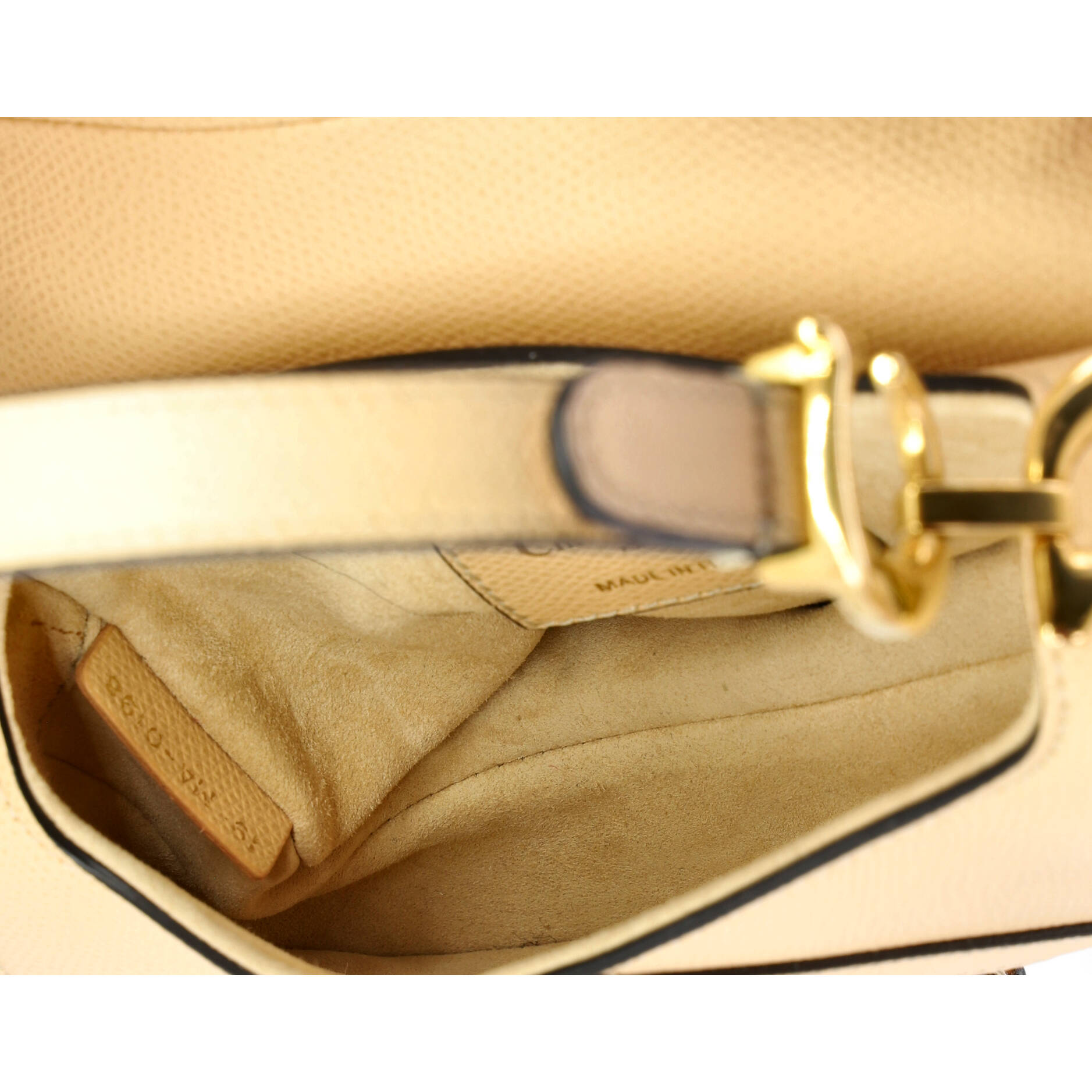Saddle Handbag Leather Mini