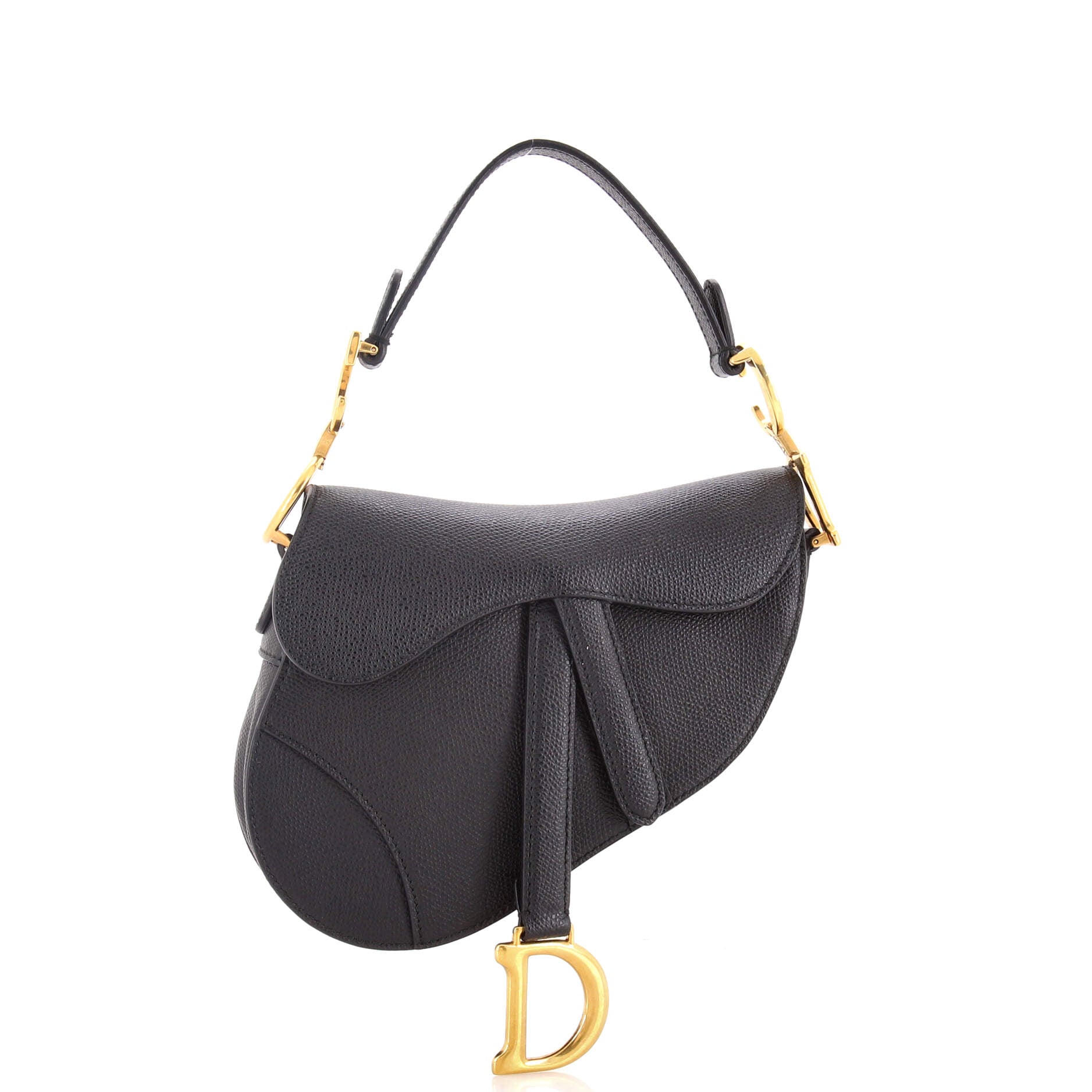 Saddle Handbag Leather Mini