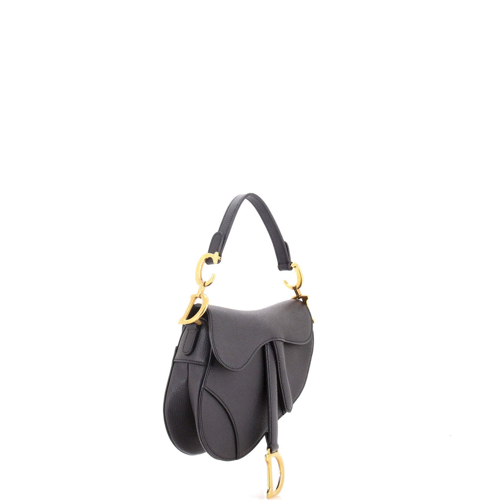 Saddle Handbag Leather Mini