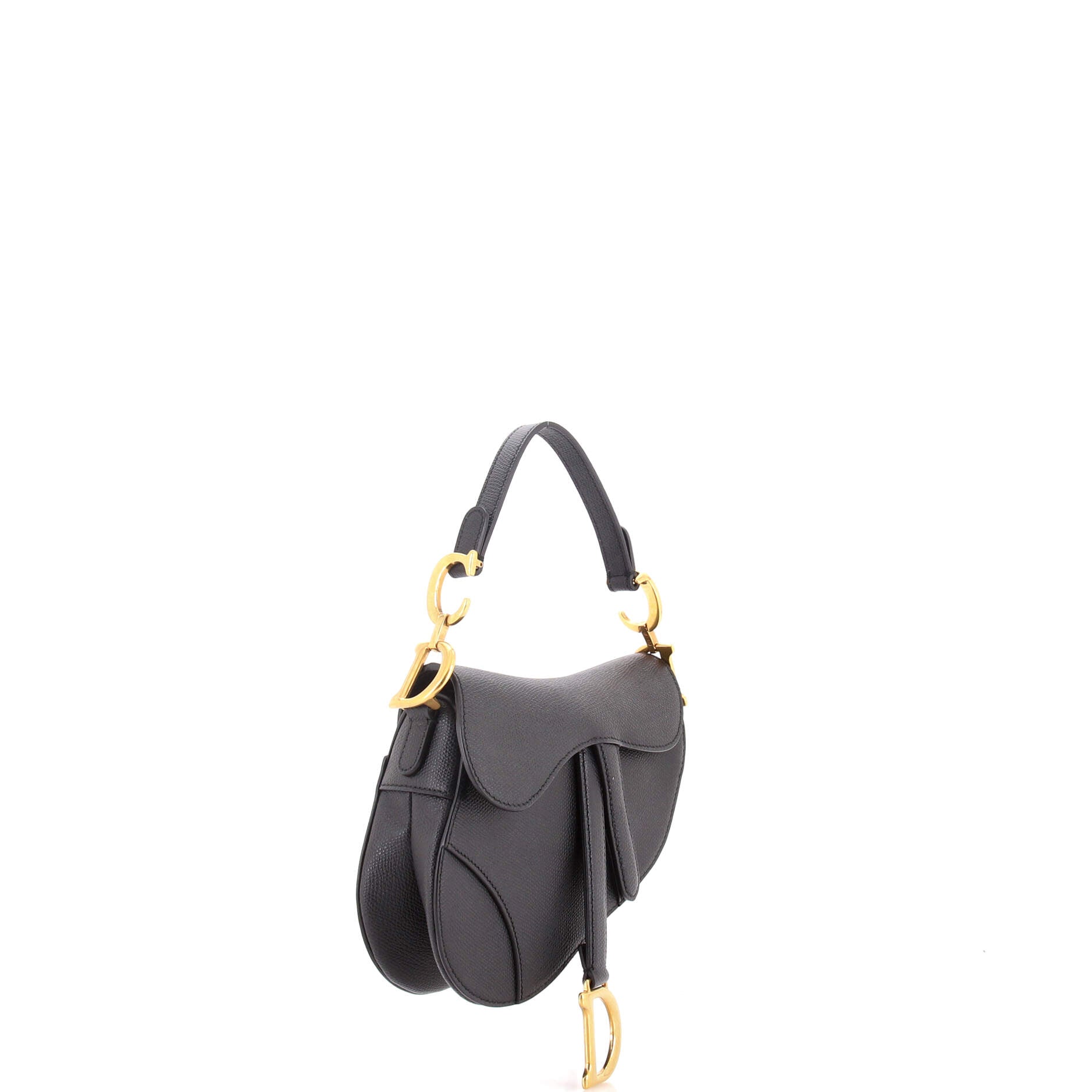 Saddle Handbag Leather Mini