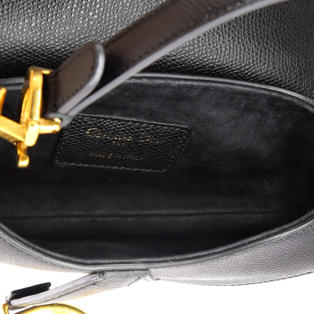 Saddle Handbag Leather Mini