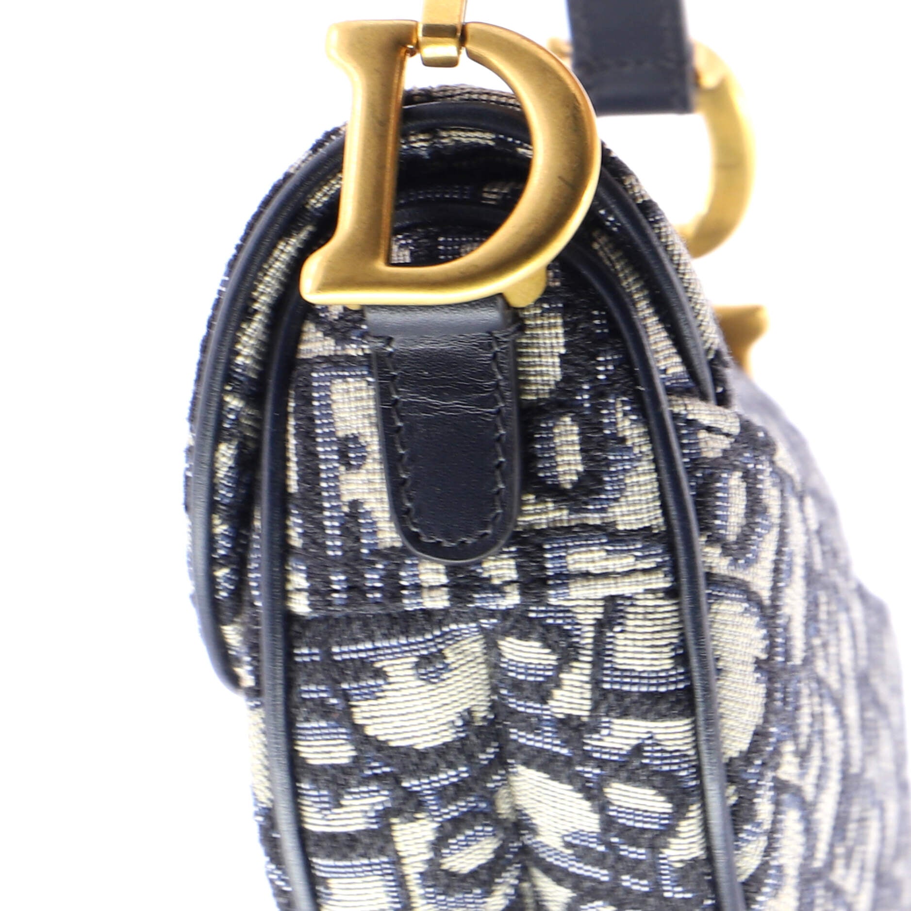 Saddle Handbag Oblique Canvas Mini
