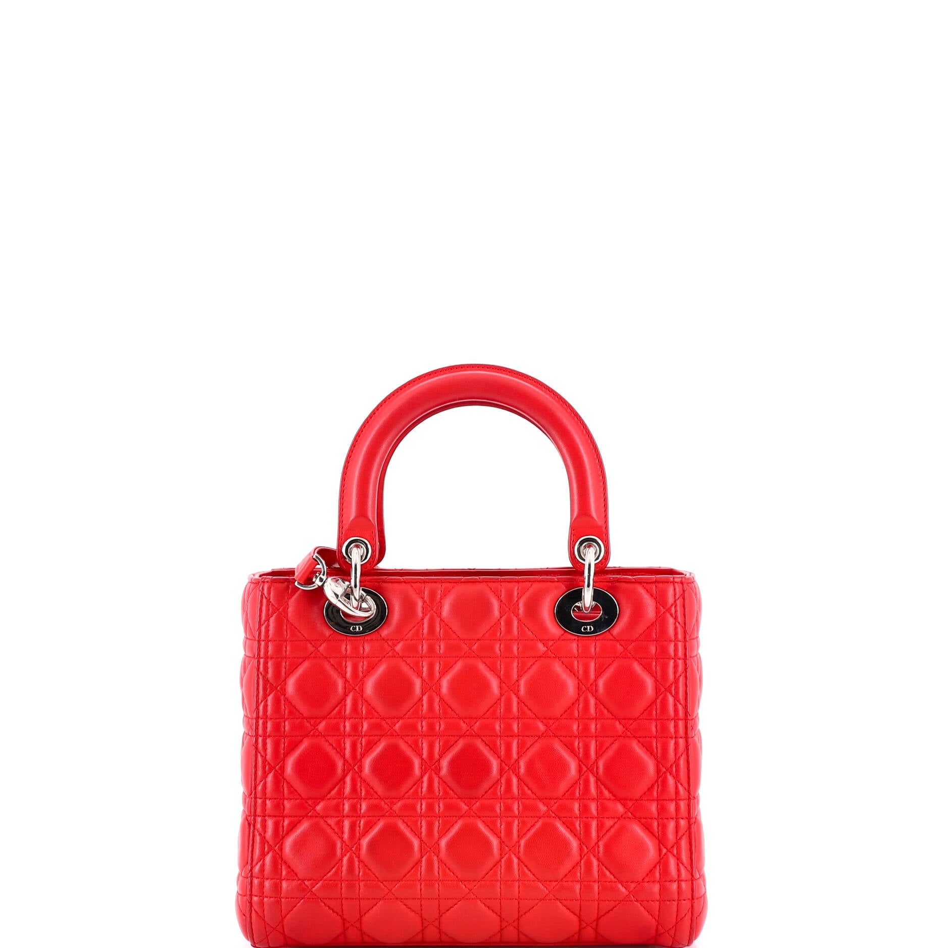 Lady Dior Bag Cannage Quilt Lambskin Medium