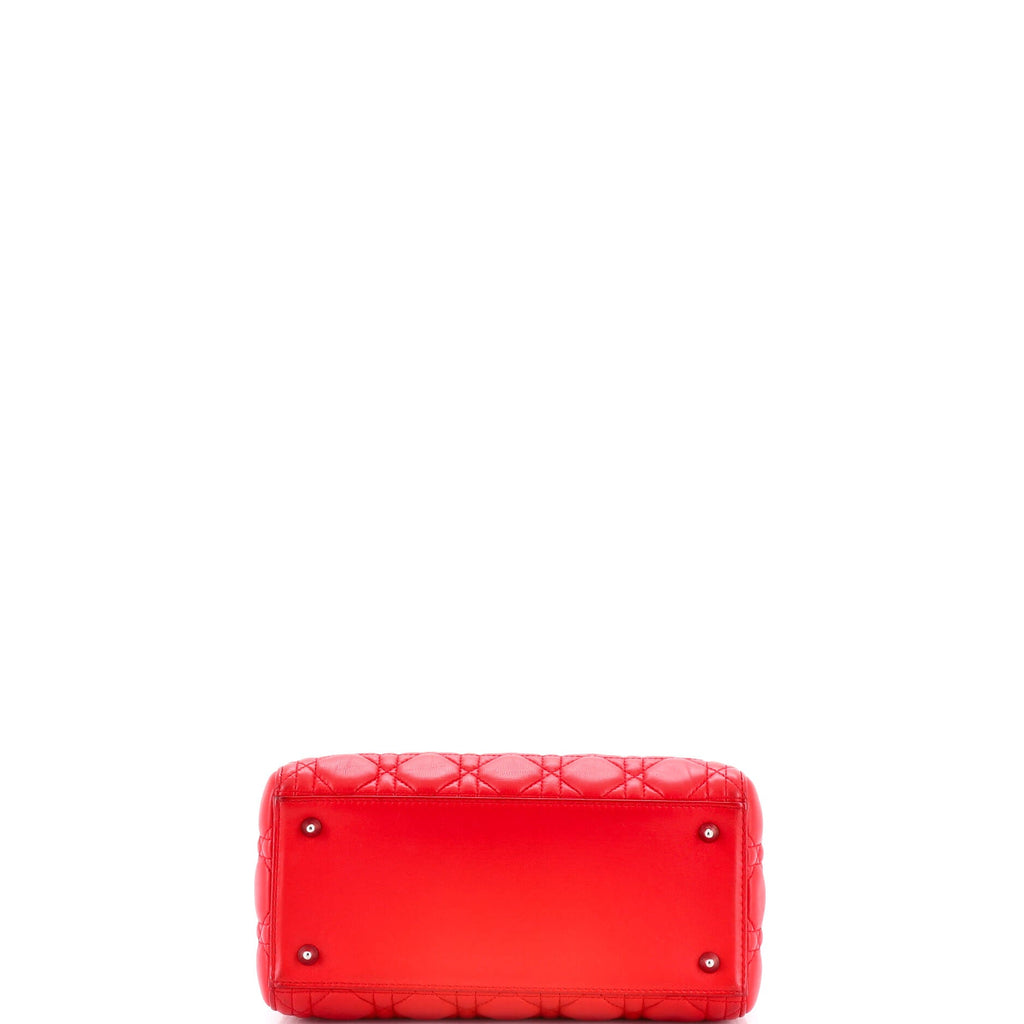 Lady Dior Bag Cannage Quilt Lambskin Medium