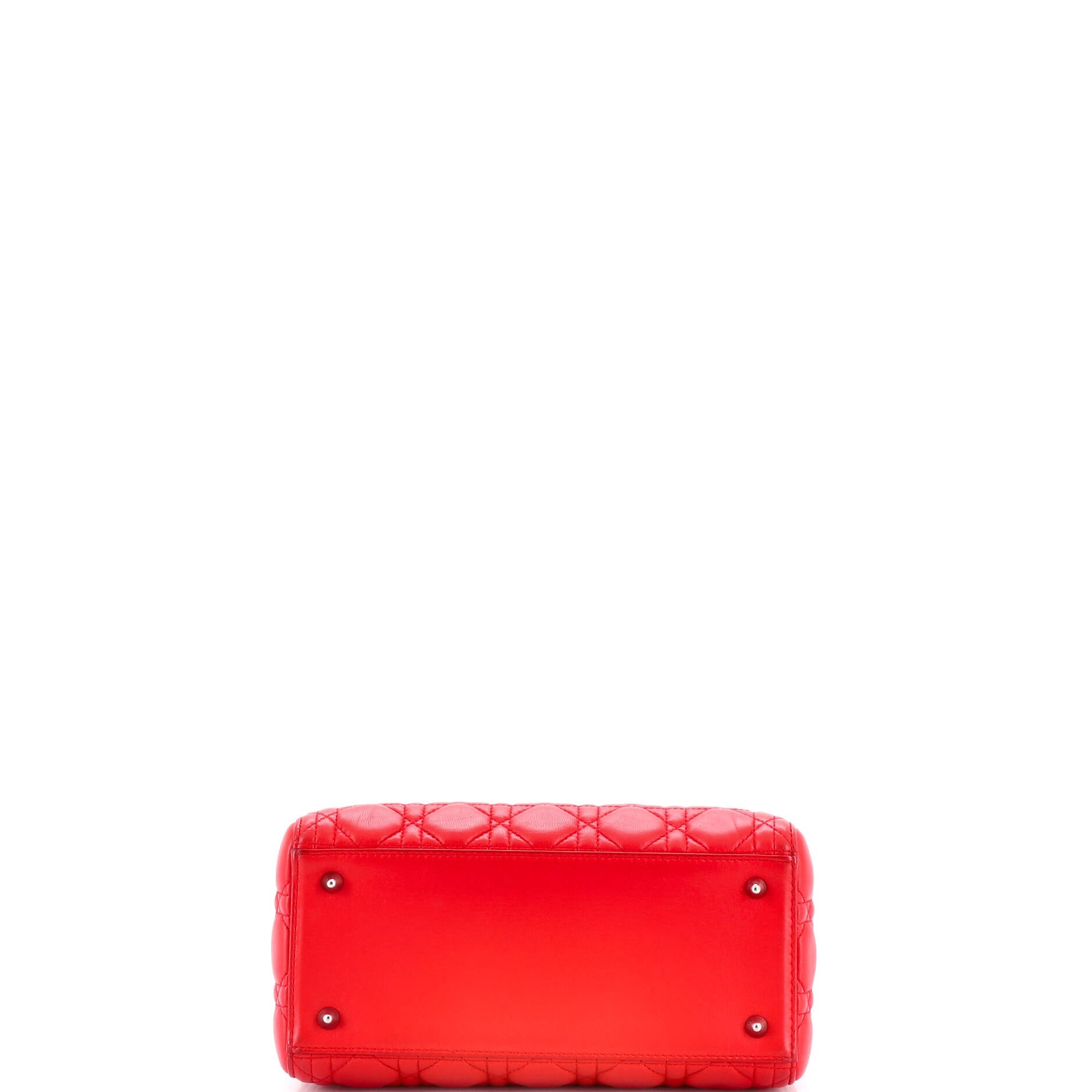 Lady Dior Bag Cannage Quilt Lambskin Medium