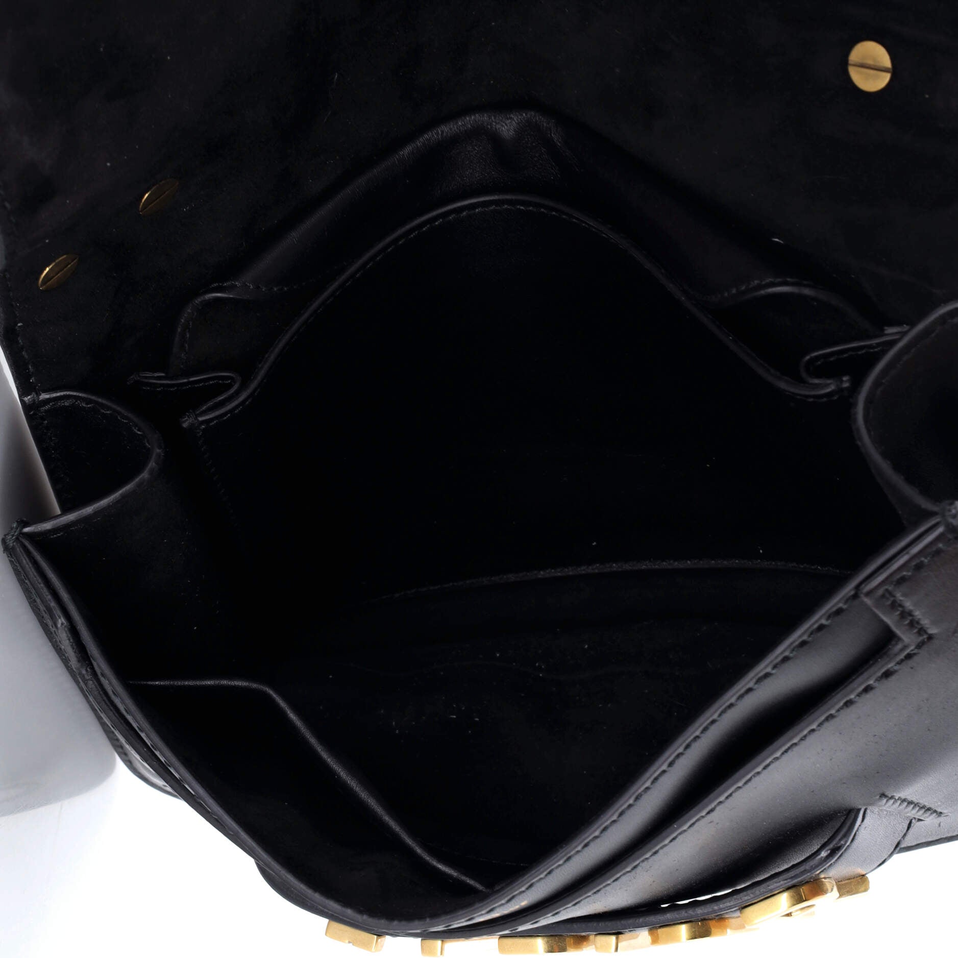 J'Adior Flap Bag Leather Medium
