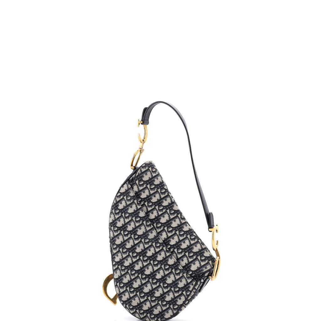 Saddle Handbag Oblique Canvas Medium