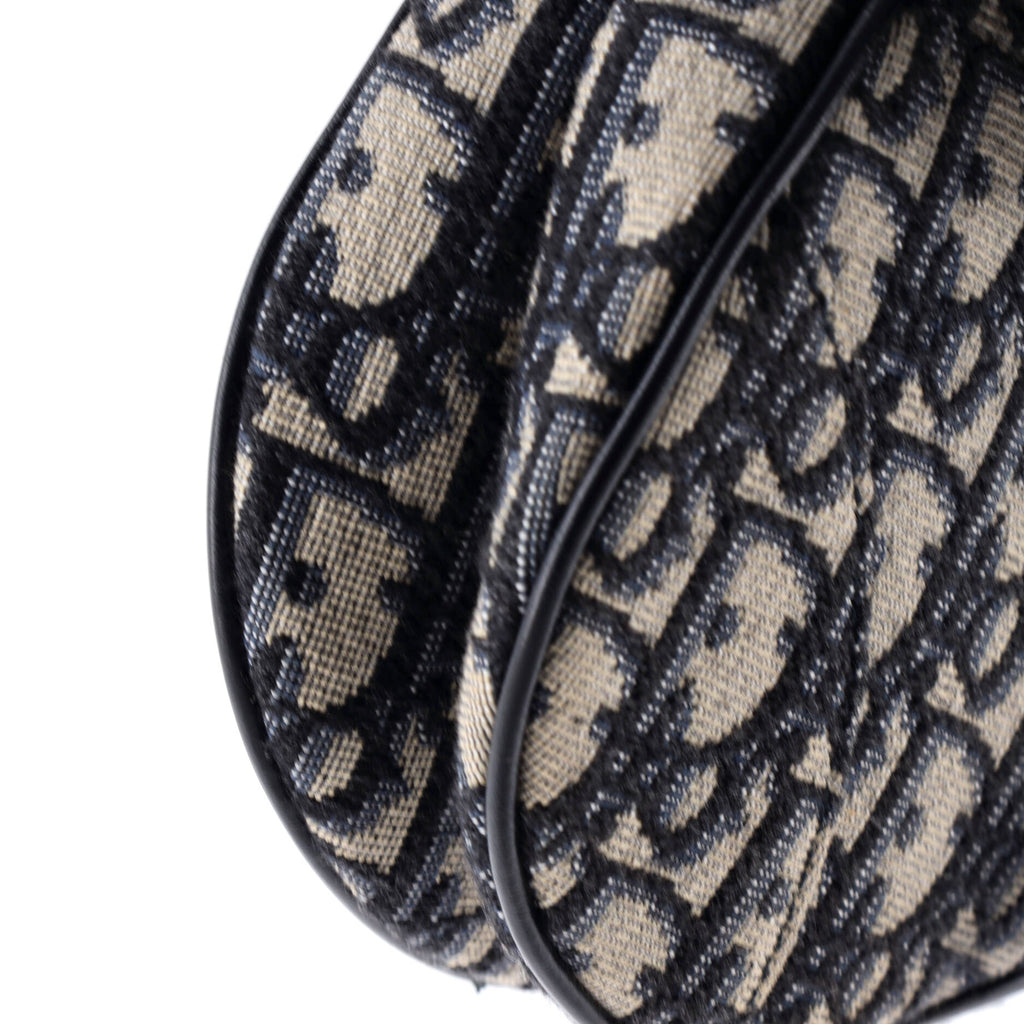 Saddle Handbag Oblique Canvas Mini