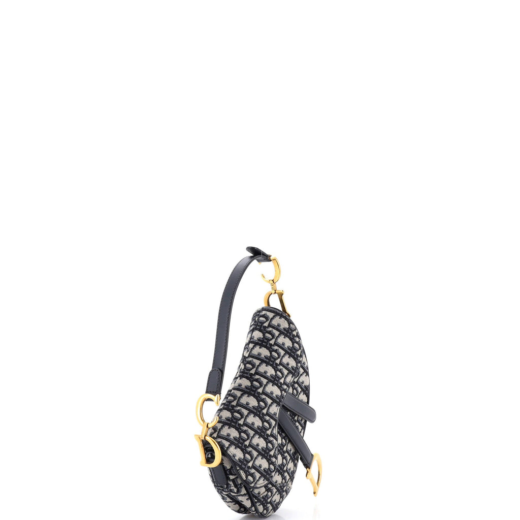 Saddle Handbag Oblique Canvas Mini