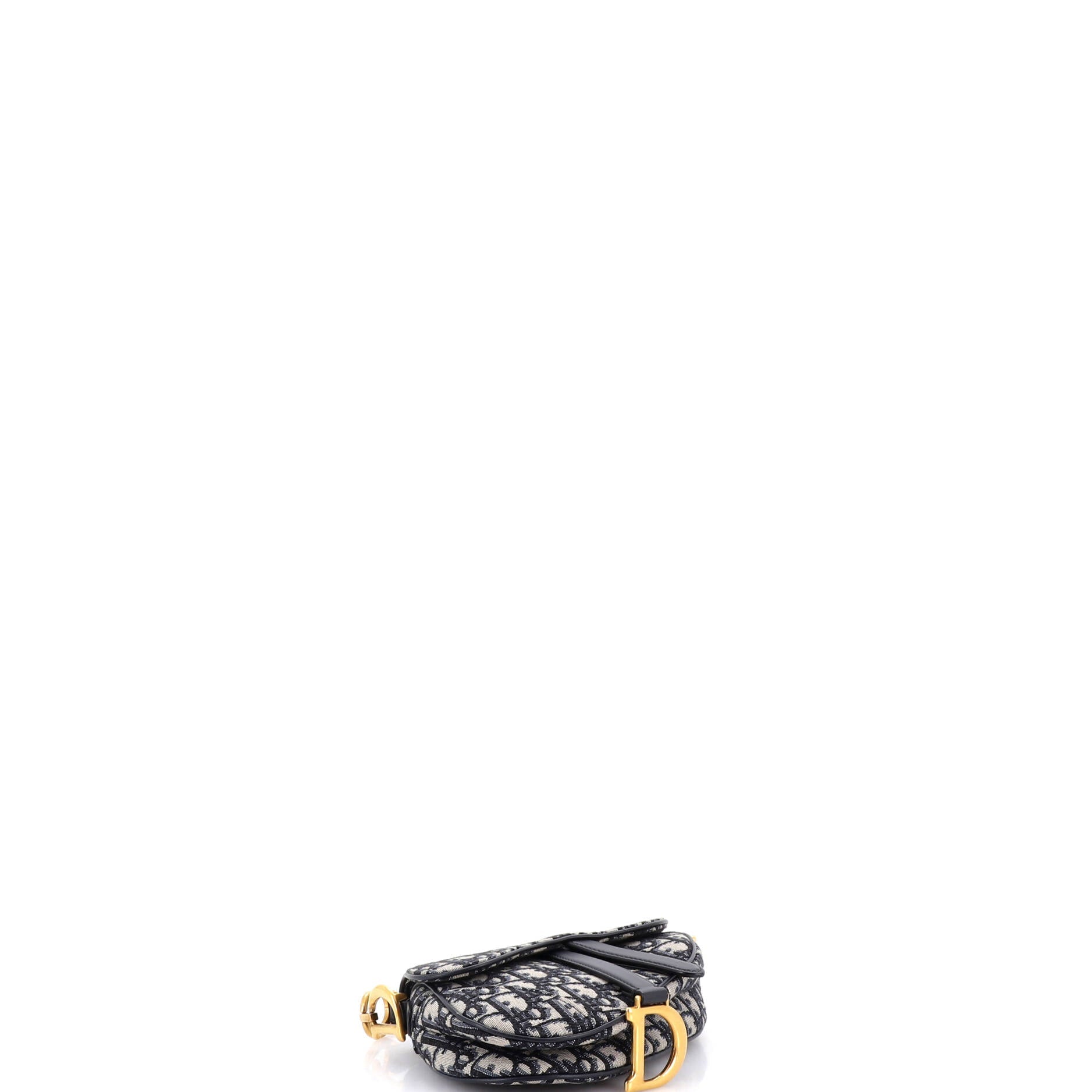 Saddle Handbag Oblique Canvas Mini