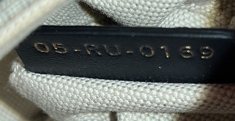 Saddle Handbag Oblique Canvas Mini