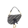 Saddle Handbag Oblique Canvas Mini