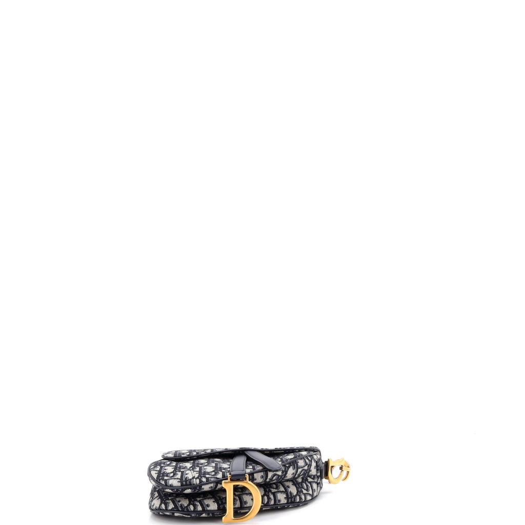Saddle Handbag Oblique Canvas Mini
