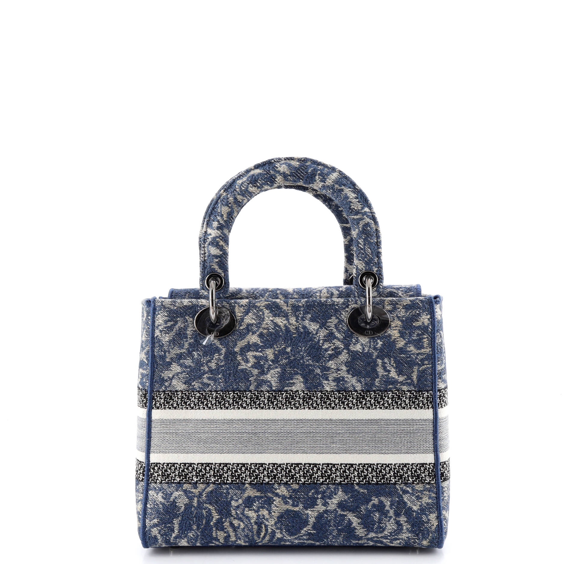 Lady D-Lite Bag Embroidered Canvas Medium