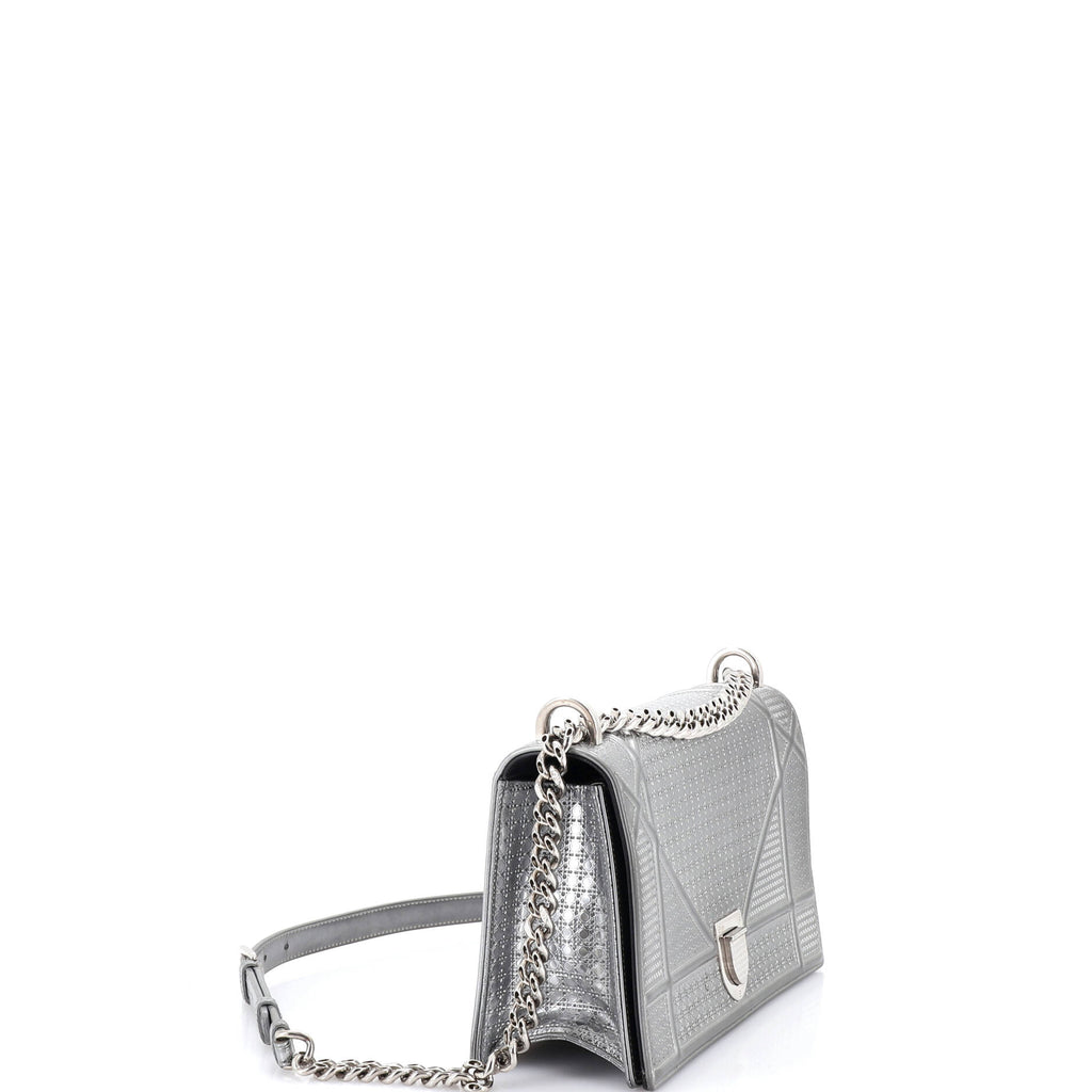 Diorama Flap Bag Cannage Embossed Calfskin Medium