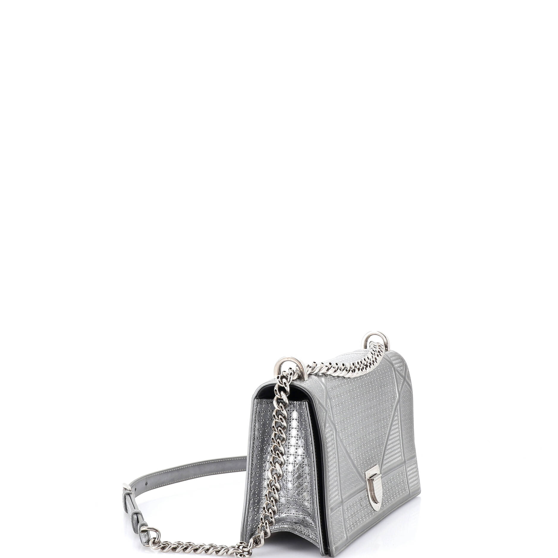 Diorama Flap Bag Cannage Embossed Calfskin Medium
