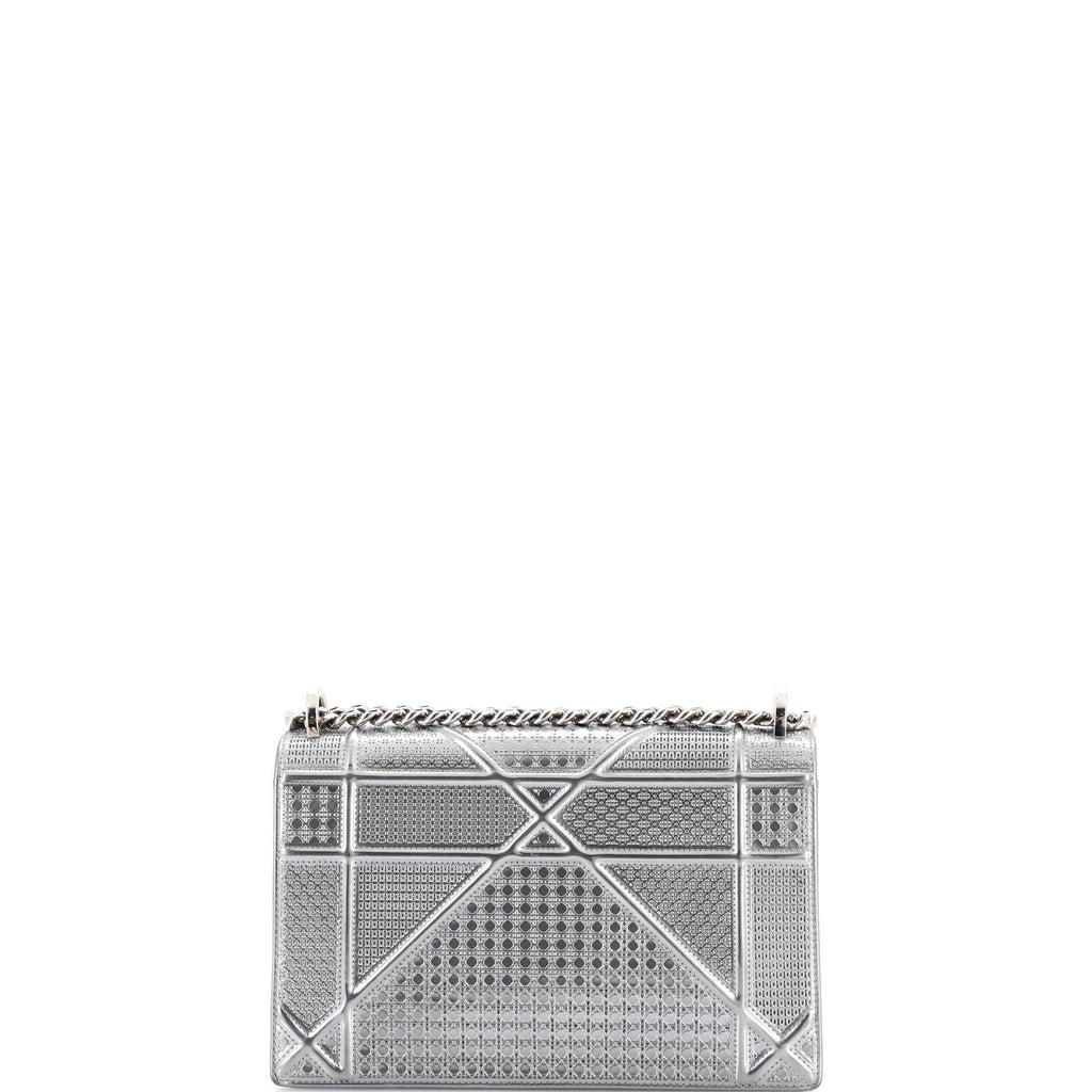 Diorama Flap Bag Cannage Embossed Calfskin Medium