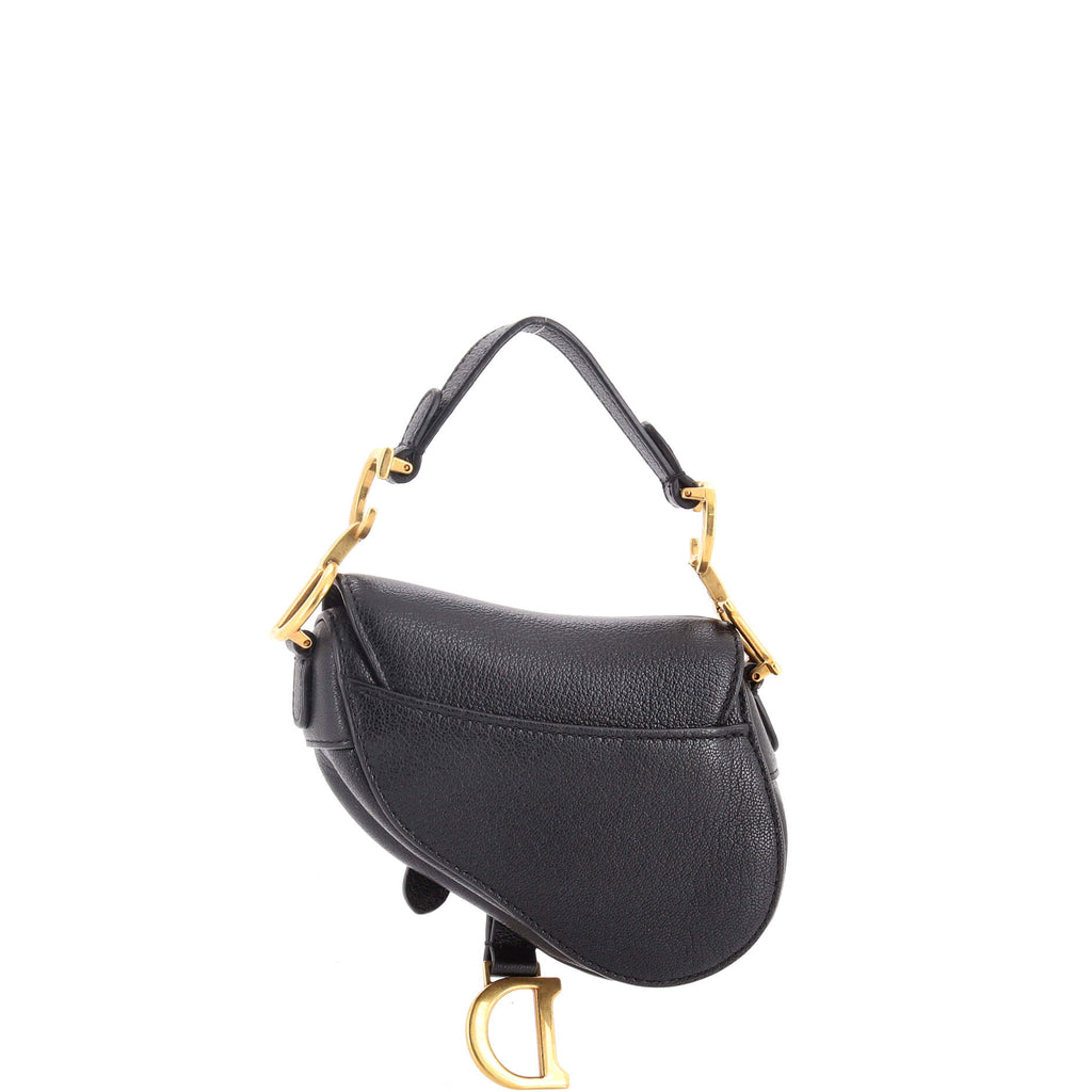 Saddle Handbag Leather Micro