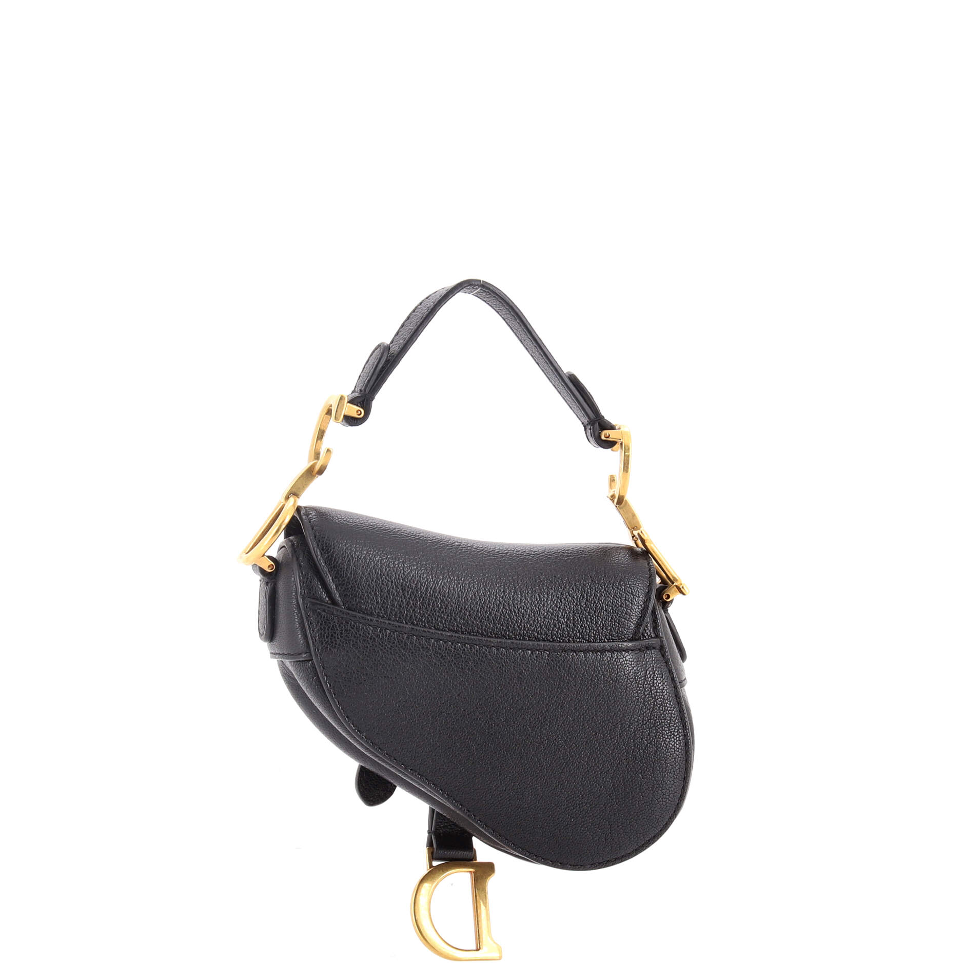 Saddle Handbag Leather Micro