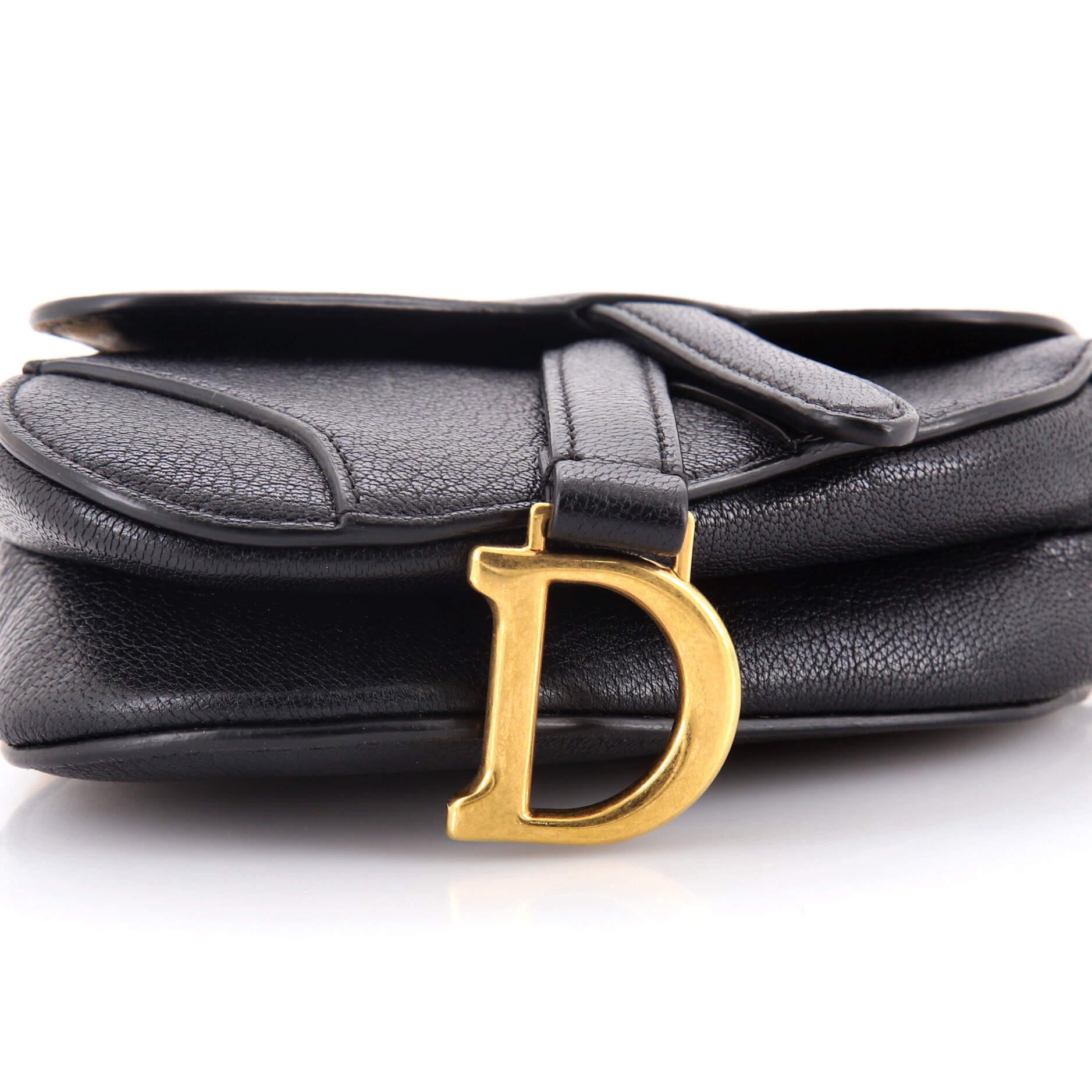 Saddle Handbag Leather Micro